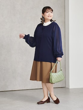 nissen Smile Modelsさん（レディース・158cm）の秋コーディネート