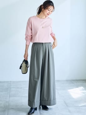 nissen Smile Modelsさん（レディース・163cm）の冬コーディネート