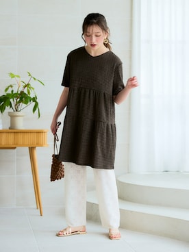 nissen Smile Modelsさん（レディース・164cm）の春コーディネート