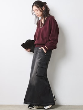 nissen Smile Modelsさん（レディース・163cm）の秋コーディネート