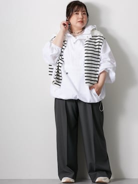 nissen Smile Modelsさん（レディース・158cm）の冬コーディネート