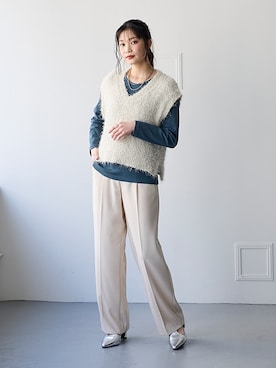 nissen Smile Modelsさん（レディース・166cm）の夏コーディネート