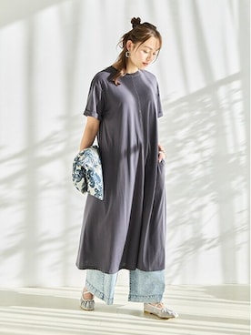 nissen Smile Modelsさん（レディース・167cm）の春コーディネート