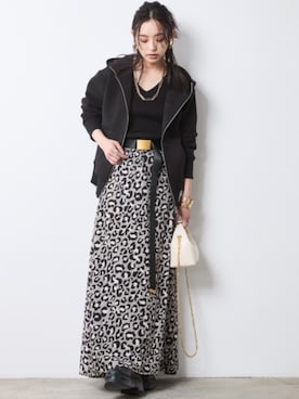 「アイテム（パーカー）」を使った、nissen Smile Modelsさん（レディース・163cm）の夏コーディネート