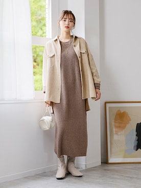 nissen Smile Modelsさん（レディース・167cm）の秋コーディネート