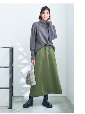 nissen Smile Modelsさん（レディース・168cm）の秋コーディネート