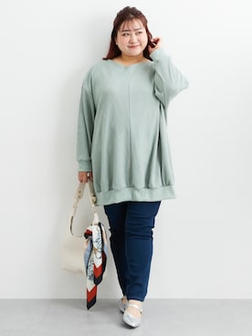 nissen Smile Modelsさん（レディース・155cm）の冬コーディネート