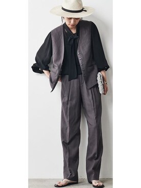 nissen Smile Modelsさん（レディース・167cm）の夏コーディネート