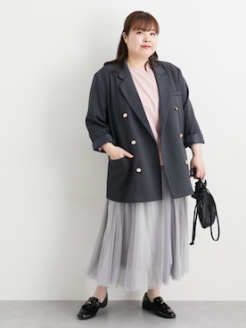 nissen Smile Modelsさん（レディース・158cm）の冬コーディネート