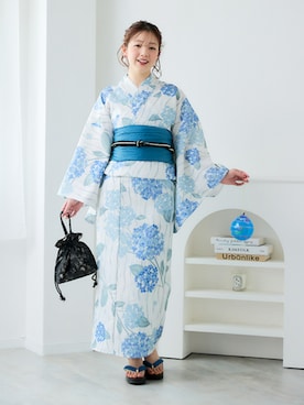 「アイテム（和装小物）」を使った、nissen Smile Modelsさん（レディース・164cm）の春コーディネート