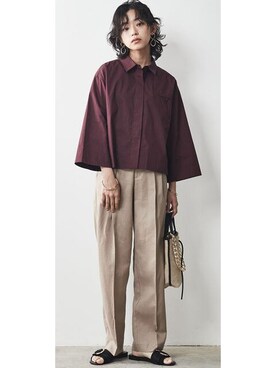 nissen Smile Modelsさん（レディース・167cm）の夏コーディネート