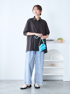 nissen Smile Modelsさん（レディース・165cm）の春コーディネート