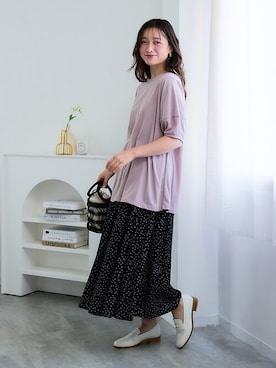 nissen Smile Modelsさん（レディース・164cm）の春コーディネート