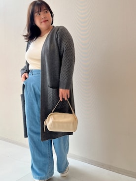 deicy サテンコンビネゾン 新品未使用 大きいサイズ 静電気が起きにくい！洗濯機で洗えるニットロング