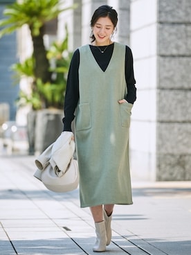 nissen Smile Modelsさん（レディース・167cm）の秋コーディネート