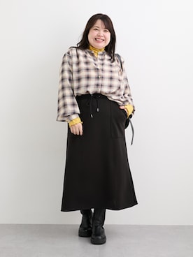 nissen Smile Modelsさん（レディース・158cm）の秋コーディネート