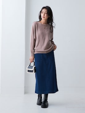 nissen Smile Modelsさん（レディース・165cm）の秋コーディネート