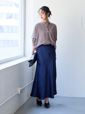 nissen Smile Modelsさん（レディース・165cm）の秋コーディネート