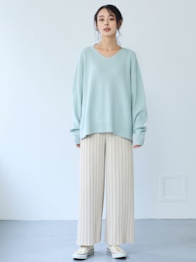 nissen Smile Modelsさん（レディース・165cm）の冬コーディネート