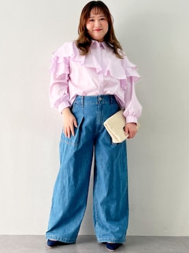 nissen Smile Modelsさん（レディース・160cm）の冬コーディネート