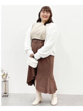 nissen Smile Modelsさん(レディース・158cm)の秋コーディネート