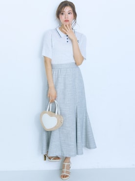 nissen Smile Modelsさん（レディース・166cm）の春コーディネート