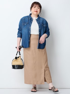 nissen Smile Modelsさん（レディース・158cm）の春コーディネート