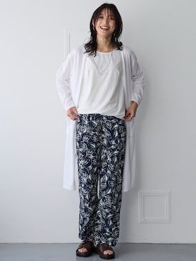 nissen Smile Modelsさん（レディース・170cm）の春コーディネート