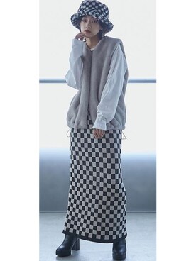 nissen Smile Modelsさん（レディース・167cm）の夏コーディネート