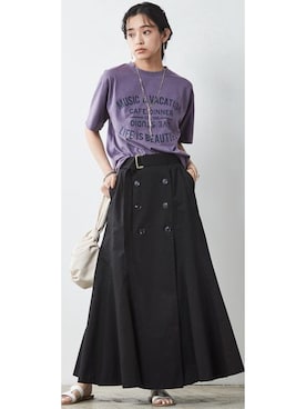 nissen Smile Modelsさん（レディース・167cm）の春コーディネート