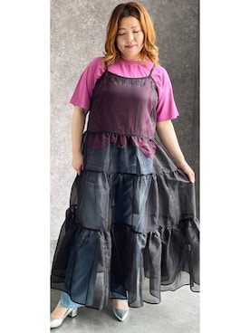 nissen Smile Modelsさん（レディース・172cm）の夏コーディネート