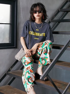 nissen Smile Modelsさん(レディース・163cm)の夏コーディネート