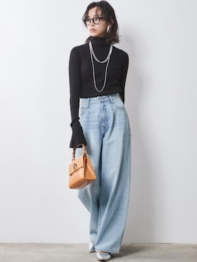 「Denim」｜nissen Smile Modelsさん（レディース・163cm）の夏コーディネート