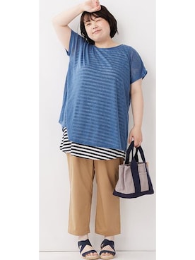 nissen Smile Modelsさん（レディース・158cm）の夏コーディネート