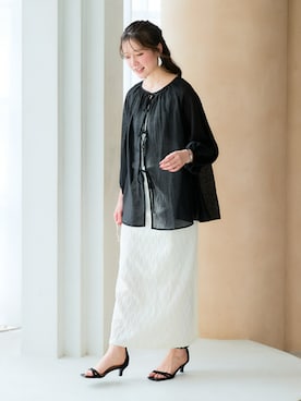 nissen Smile Modelsさん（レディース・169cm）の春コーディネート