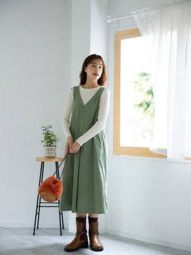 nissen Smile Modelsさん（レディース・167cm）の秋コーディネート