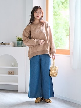 nissen Smile Modelsさん（レディース・160cm）の冬コーディネート