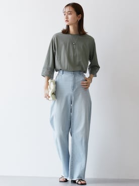 nissen Smile Modelsさん（レディース・169cm）の夏コーディネート