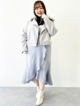 nissen Smile Modelsさん（レディース・158cm）の秋コーディネート