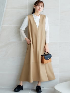 nissen Smile Modelsさん（レディース・167cm）の冬コーディネート