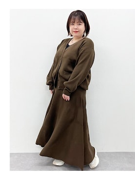 nissen Smile Modelsさん（レディース・158cm）の秋コーディネート