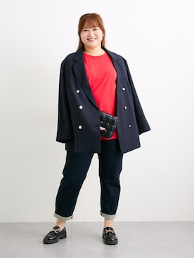 nissen Smile Modelsさん（レディース・160cm）の秋コーディネート