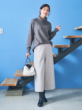 nissen Smile Modelsさん（レディース・168cm）の秋コーディネート