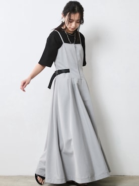 「CHIC STYLE」｜「アイテム（ワンピース/ドレス）」を使った、nissen Smile Modelsさん（レディース・163cm）の春コーディネート