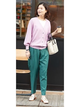 nissen Smile Modelsさん（レディース・167cm）の春コーディネート