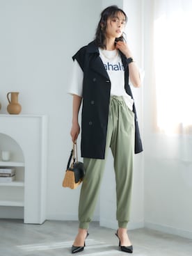 nissen Smile Modelsさん（レディース・165cm）の夏コーディネート