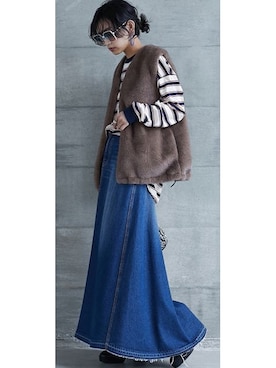 nissen Smile Modelsさん（レディース・167cm）の夏コーディネート