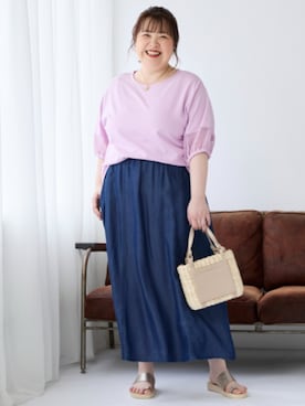 nissen Smile Modelsさん（レディース・158cm）の春コーディネート