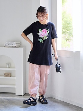 nissen Smile Modelsさん（レディース・160cm）の春コーディネート