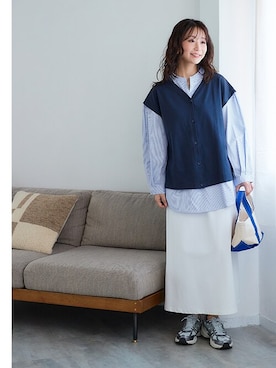 nissen Smile Modelsさん（レディース・160cm）の冬コーディネート